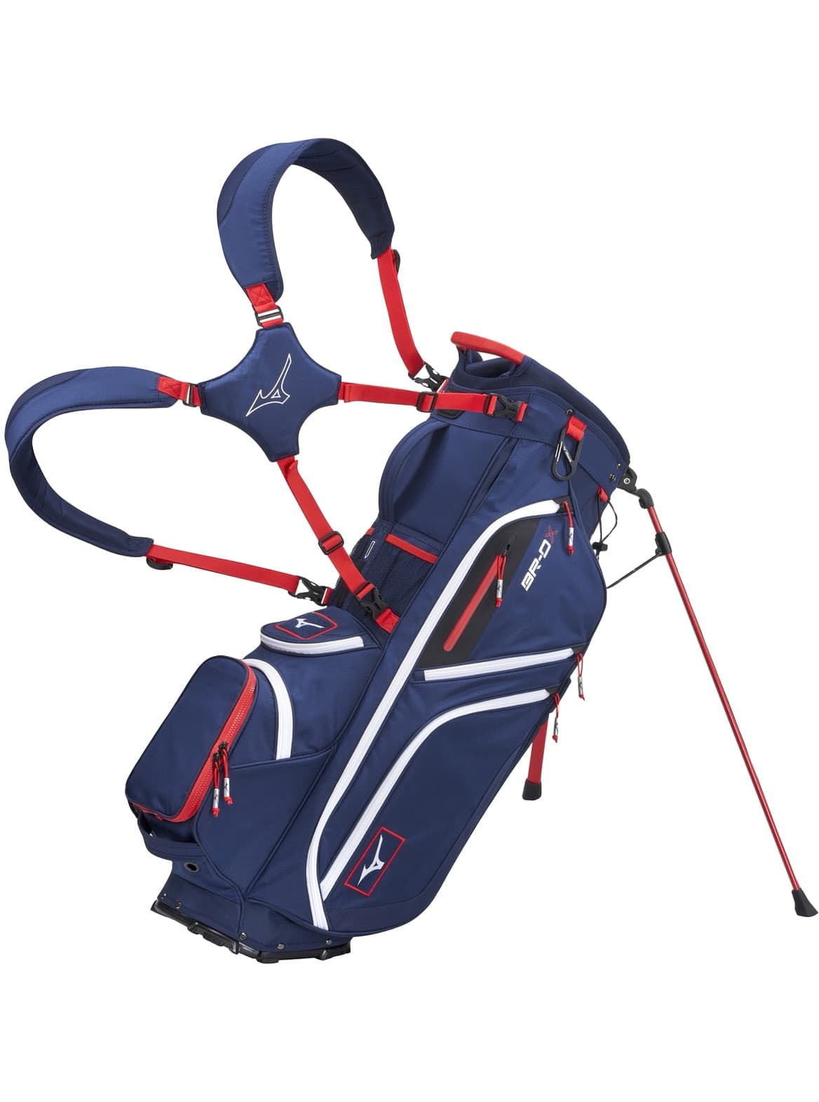 Mizuno BR-DX Standbag Navy/Red