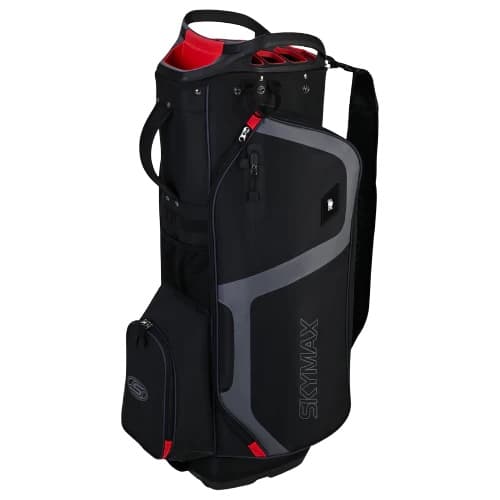 Skymax Lite 14-vaks Cartbag Zwart/Rood