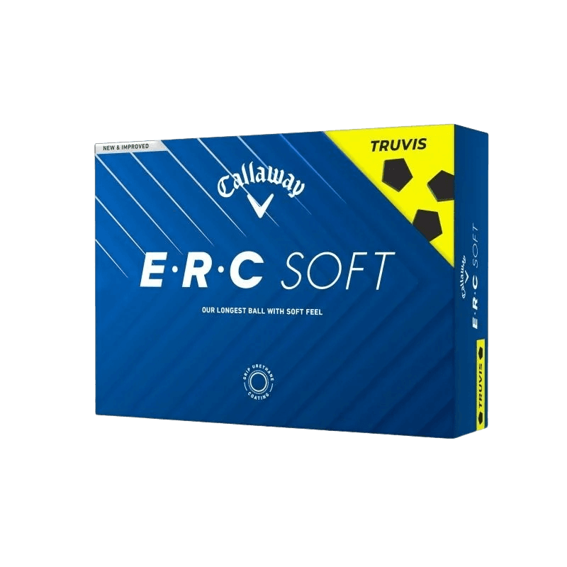 Callaway Ecr Soft Truvis Golfballen Zwart/Geel